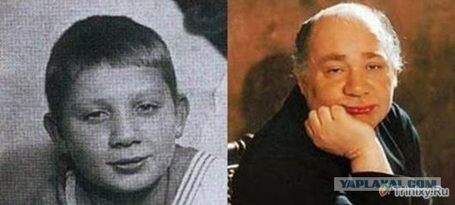Звезды кино в детстве и юности.