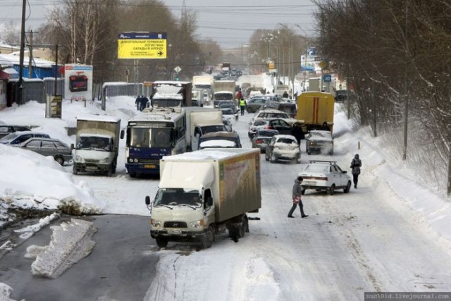 Зимний потоп в Екатеринбурге