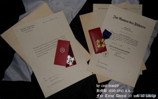 Моя коллекция наград Германии (ВМВ и ПМВ)