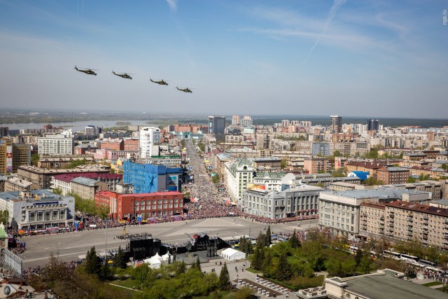 Парад Победы в Новосибирске