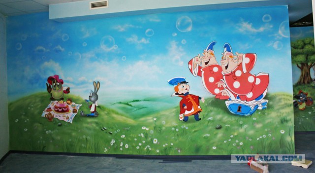 Роспись детского центра