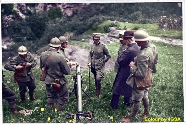 Артиллеристы и гранатометчики Первой мировой