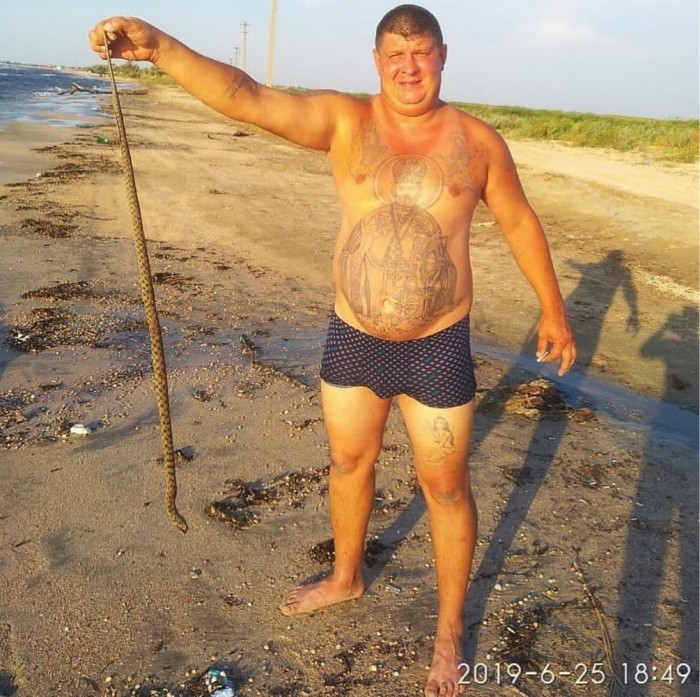 Змеи в Азовском море