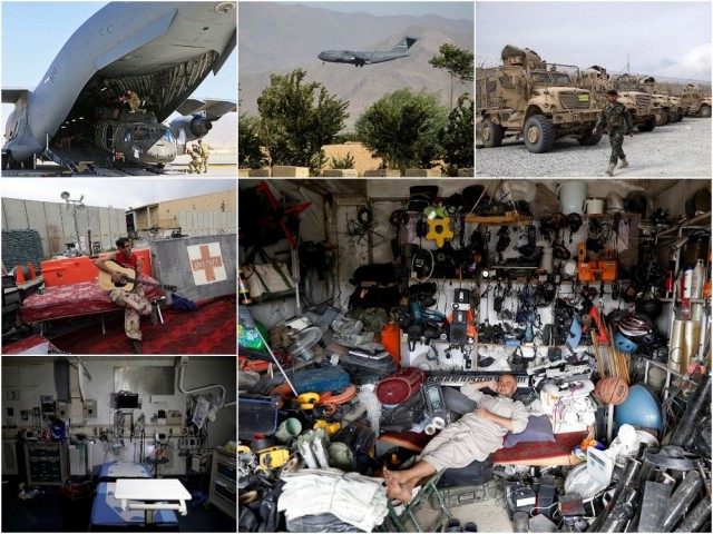 Афганские мародеры разграбили авиабазу Баграм после того, как американские войска ушли