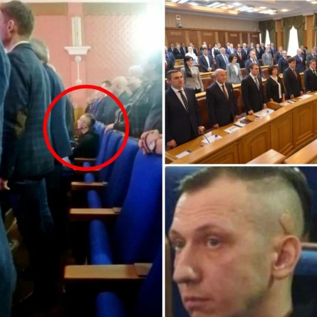 Районному депутату в Калужской области, не вставшему во время исполнения гимна России, вручили повестку в военкомат на заседании