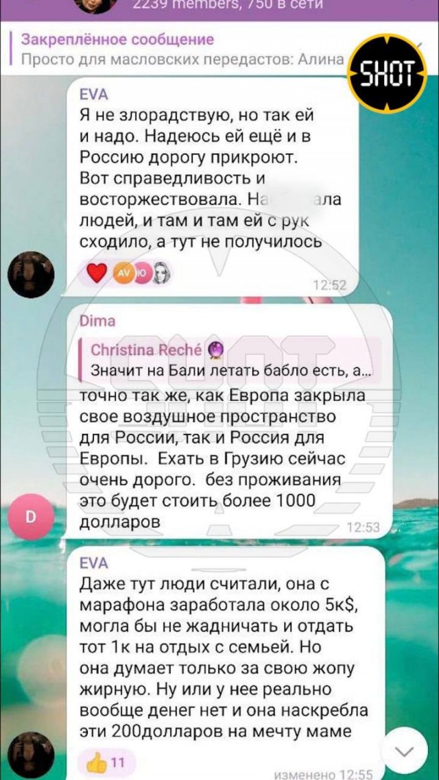 Блогерша Алина Маслова терроризирует московскую учительницу за негативные отзывы о своих марафонах и добивается её увольнения