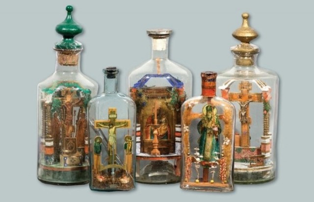 Как попадают в бутылки кораблики и евлогии: История необычного искусства