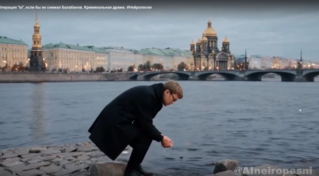 Операция "Ы", если бы её снимал Балабанов по версии ИИ