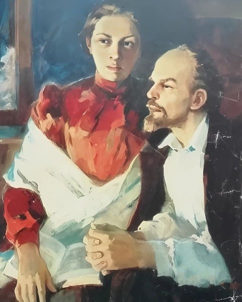 История любви и обручальные кольца из медных пятаков: Владимир Ульянов (Ленин) и Надежда Крупская