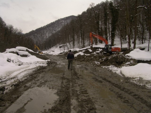 Пожар на Олимпийском объекте в Сочи