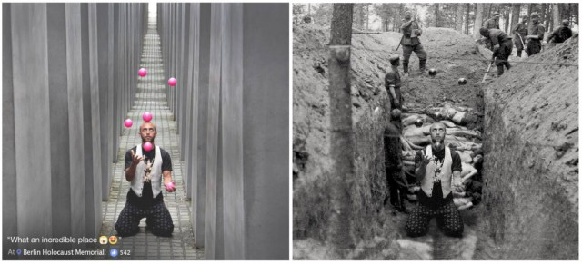 Израильтянин создал проект, посвященный «пляскам на костях» в центре Берлина