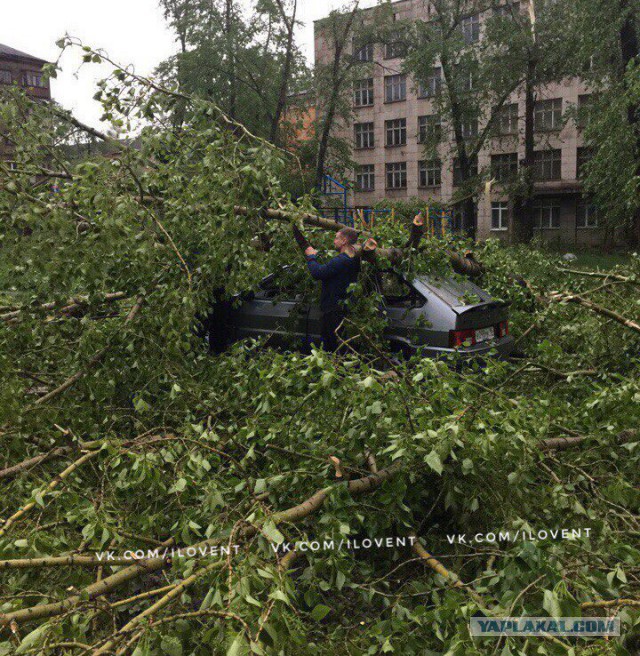 Ураган (сильный шквал) в Нижнем Тагиле