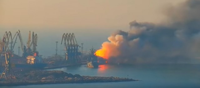 В Бердянске затопили не БДК «Орск», а «Саратов»