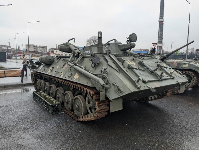 Выставка трофейной техники на Поклонке