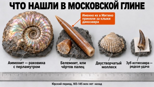 На месте Москвы плескалось море. Какие следы оно оставило