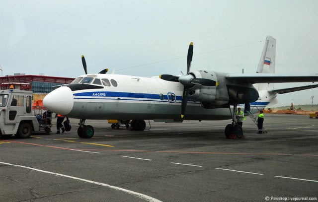 АН-24 в Сибири: тёплый, ламповый, советский