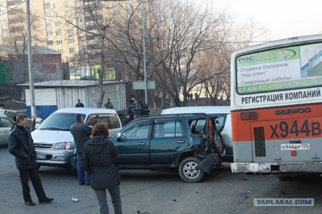 Широкомасштабное ДТП, Владивосток