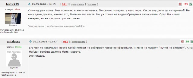 Игорь Востриков "во всем виноваты майданщики"