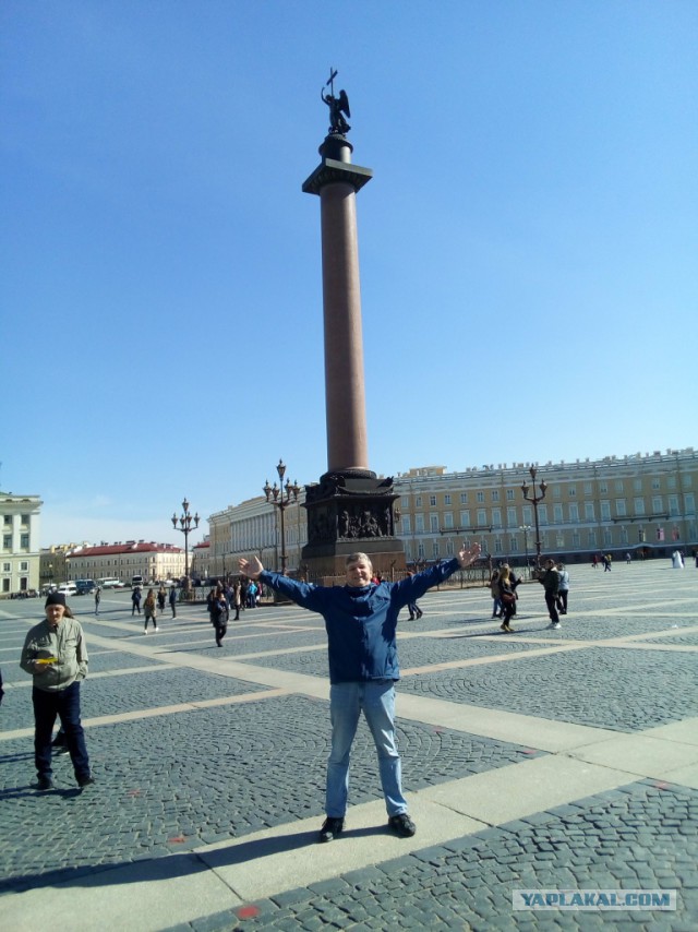 С рюкзаком по Питеру (апрель 2019 )
