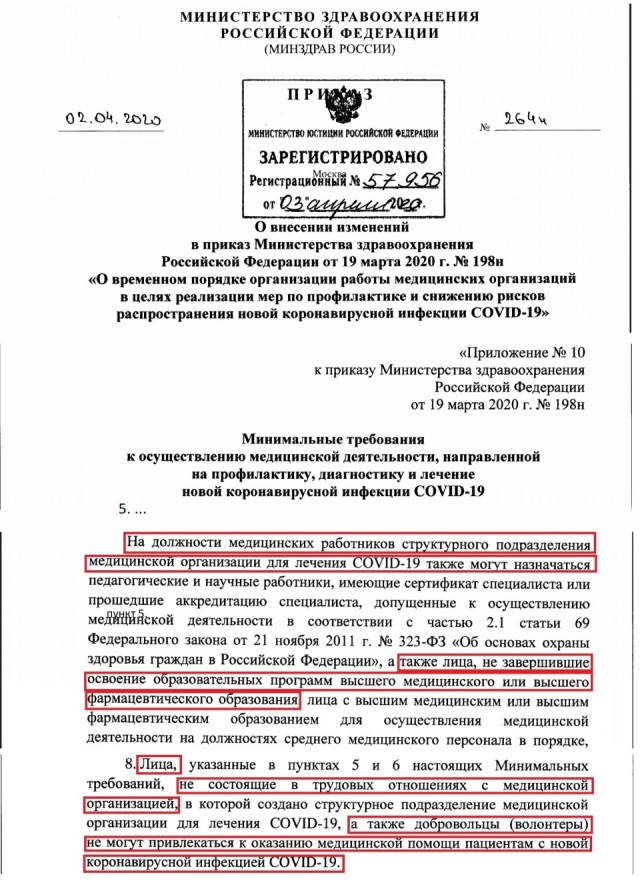 Студентов-медиков бросили на коронавирус
