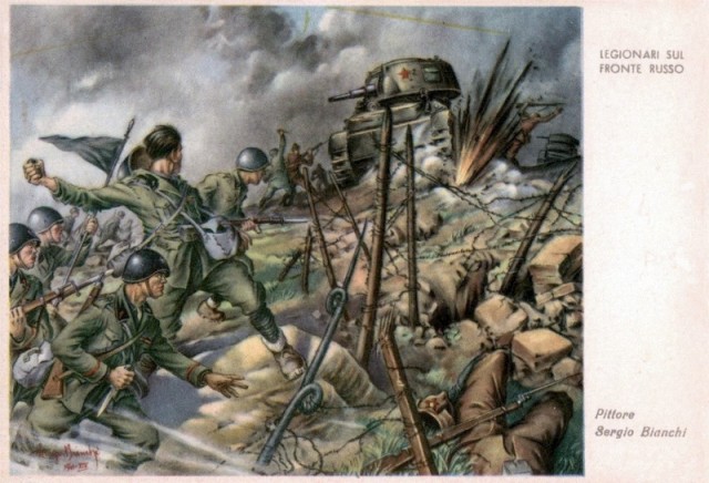 Итальянские пропагандистские плакаты времен Второй мировой войны