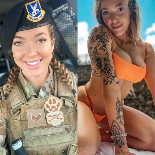 Девушки в форме и без