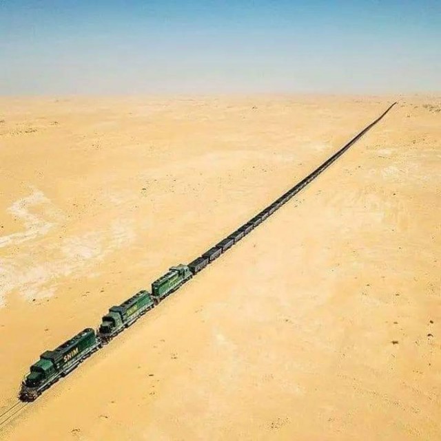 Змея пустыни. Знаменитый Мавританский поезд для перевозки железной руды