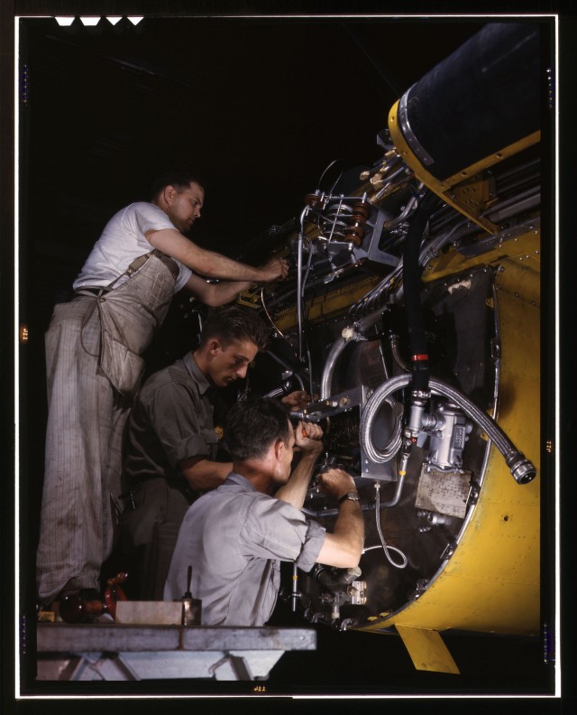 Фотографии США: 20 век, начало 40-х. Авиационная промышленность