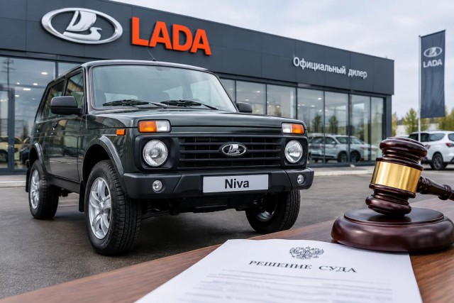 Суд обязал дилера заменить неисправную LADA Niva на новую, а также выплатить владельцу компенсацию в размере 1,74 млн рублей