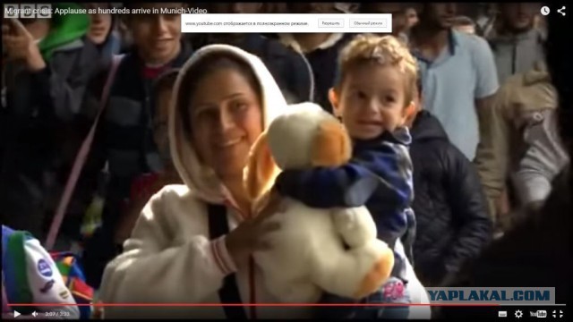 Беженцы пошли пешком из Будапешта в Вену. 240 км