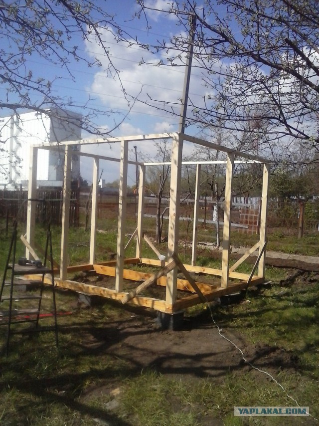 Моя мини стройка беседки 3х3 метра
