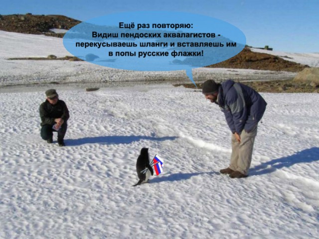 Фотожаба: Полярники окружают!