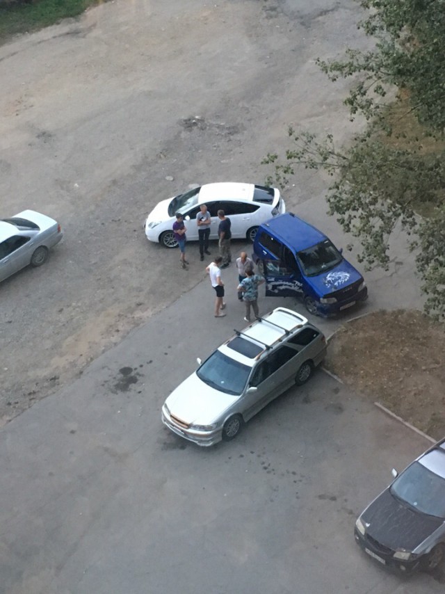 Утренняя потасовка в Хабаровске