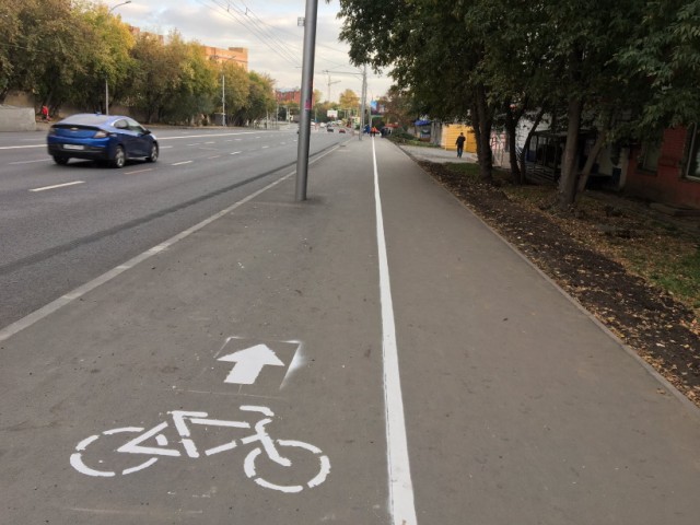 Хотели велодорожку? Получите. Новосибирск