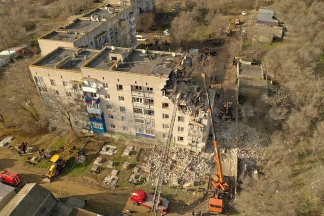 Взрыв прогремел в 5-этажном жилом доме в Николаевской области Украины
