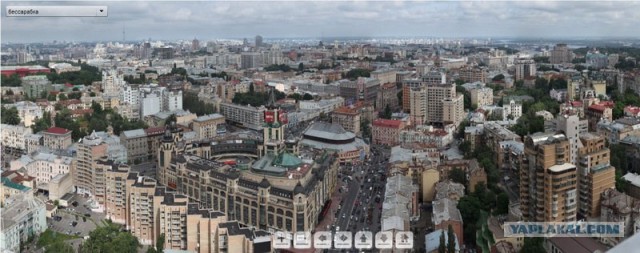 Туманный ночной Киев