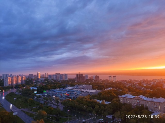Закат в Краснодарском крае
