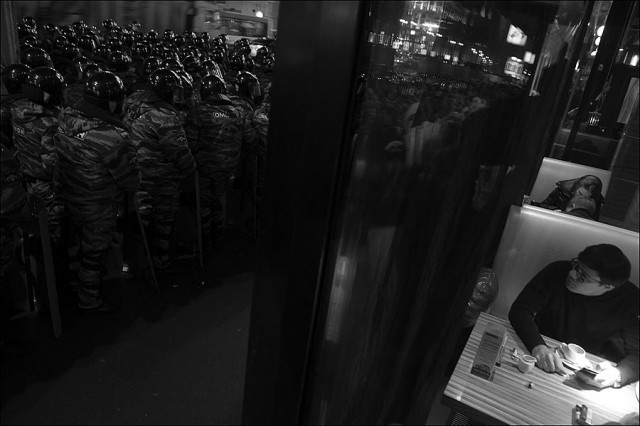 Пушкинская площадь. Митинг оппозиции.