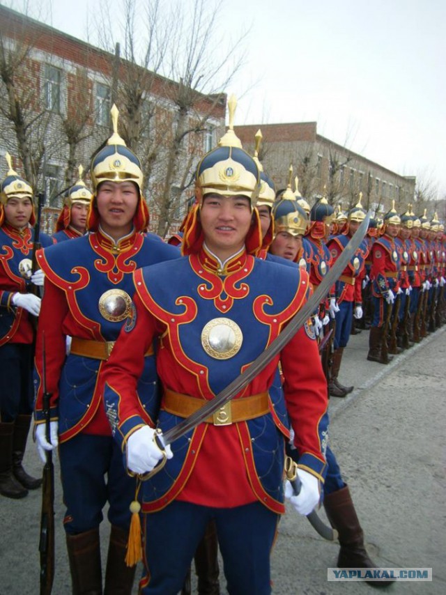 Монгольский почётный караул