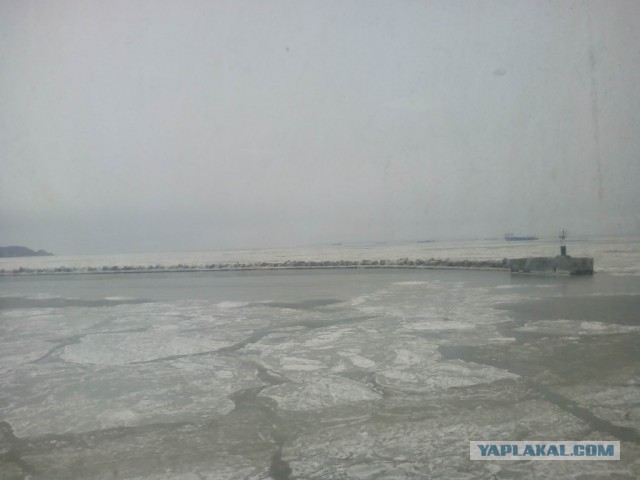 Крымские фуры застряли во льдах