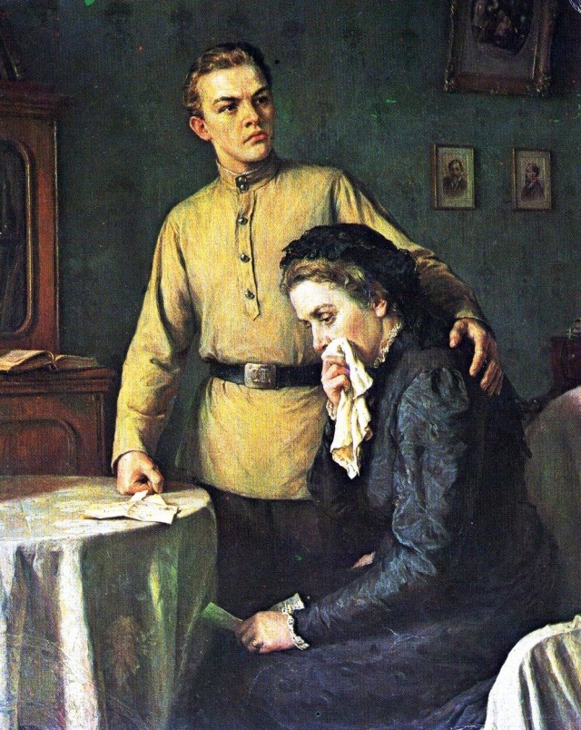 В Москве девушка вышла с плакатами в поддержку силовиков. Её задержали.