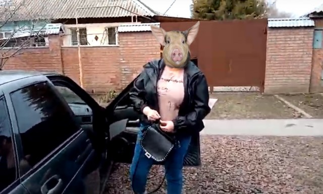 Поведение соседки