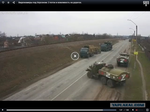 Видеокамеры под Херсоном: Z-поток и вежливость на дорогах