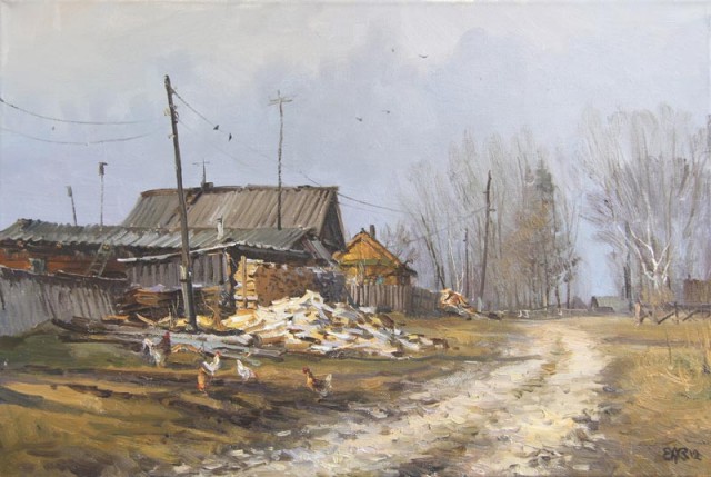 Весной в русской глубинке