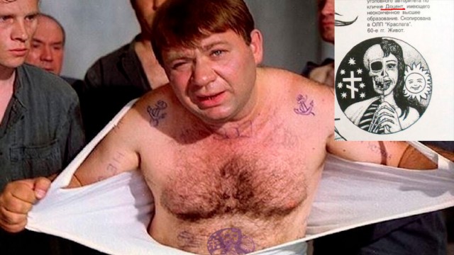 Коллекция татуировок заключенных созданная ветераном МВД