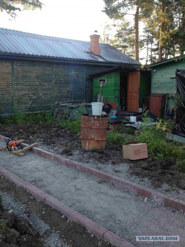 Неожиданное строительство дачи