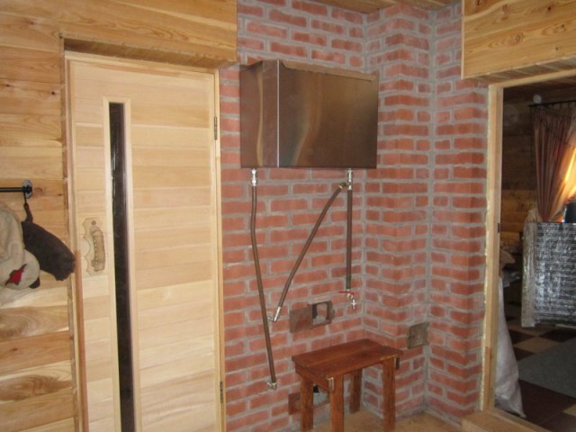 Баня из арболита
