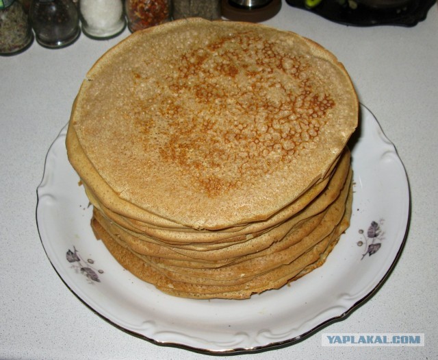 Блины на опаре, традиционные