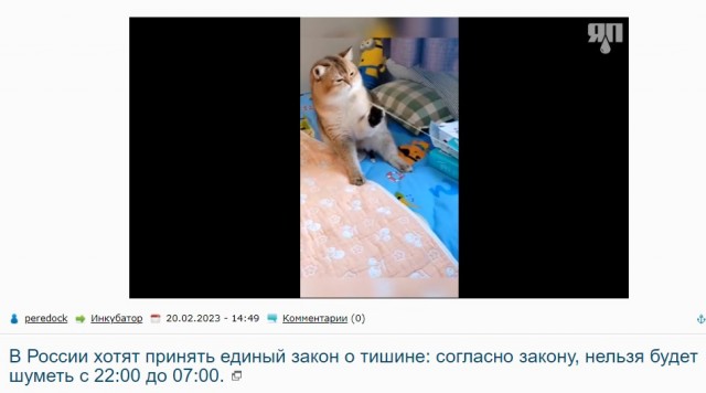 Один кошк и два струна - музыкальная игра