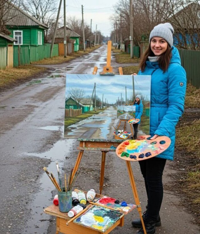Картина нейромаслом